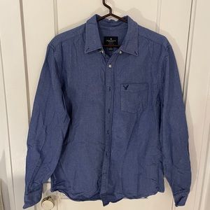 American Eagle Denim Button Down